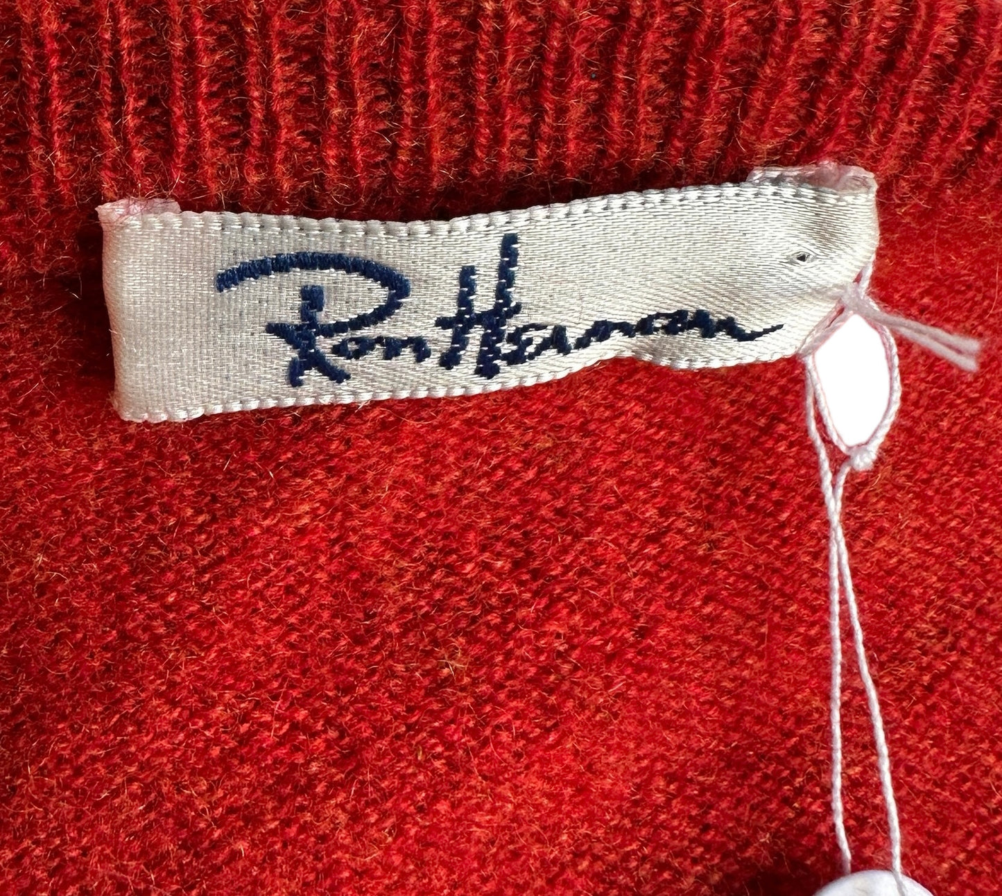 Red Cashmere Cardigan - XS