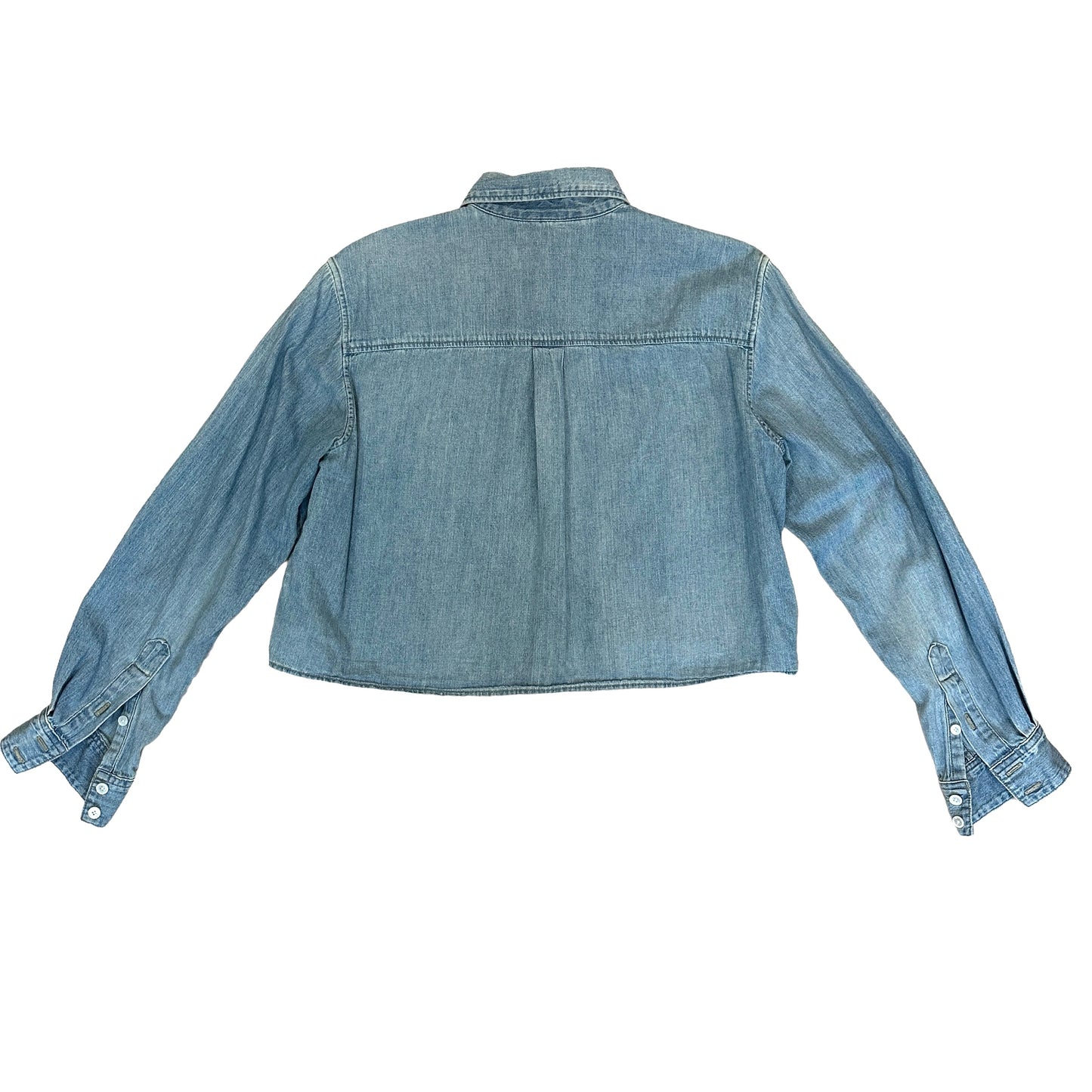 2022 Logo Oversized Cropped Shirt - XS