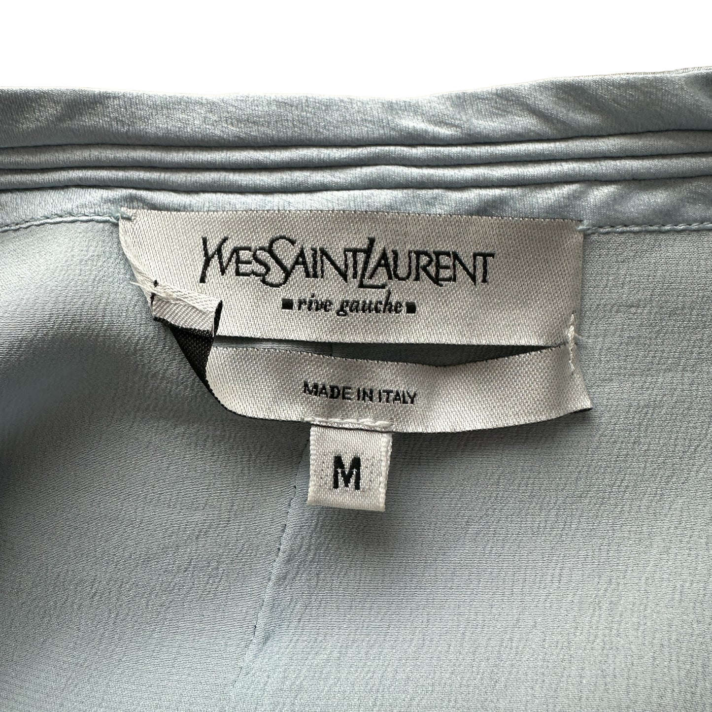 Vintage Silk Blue Top - M