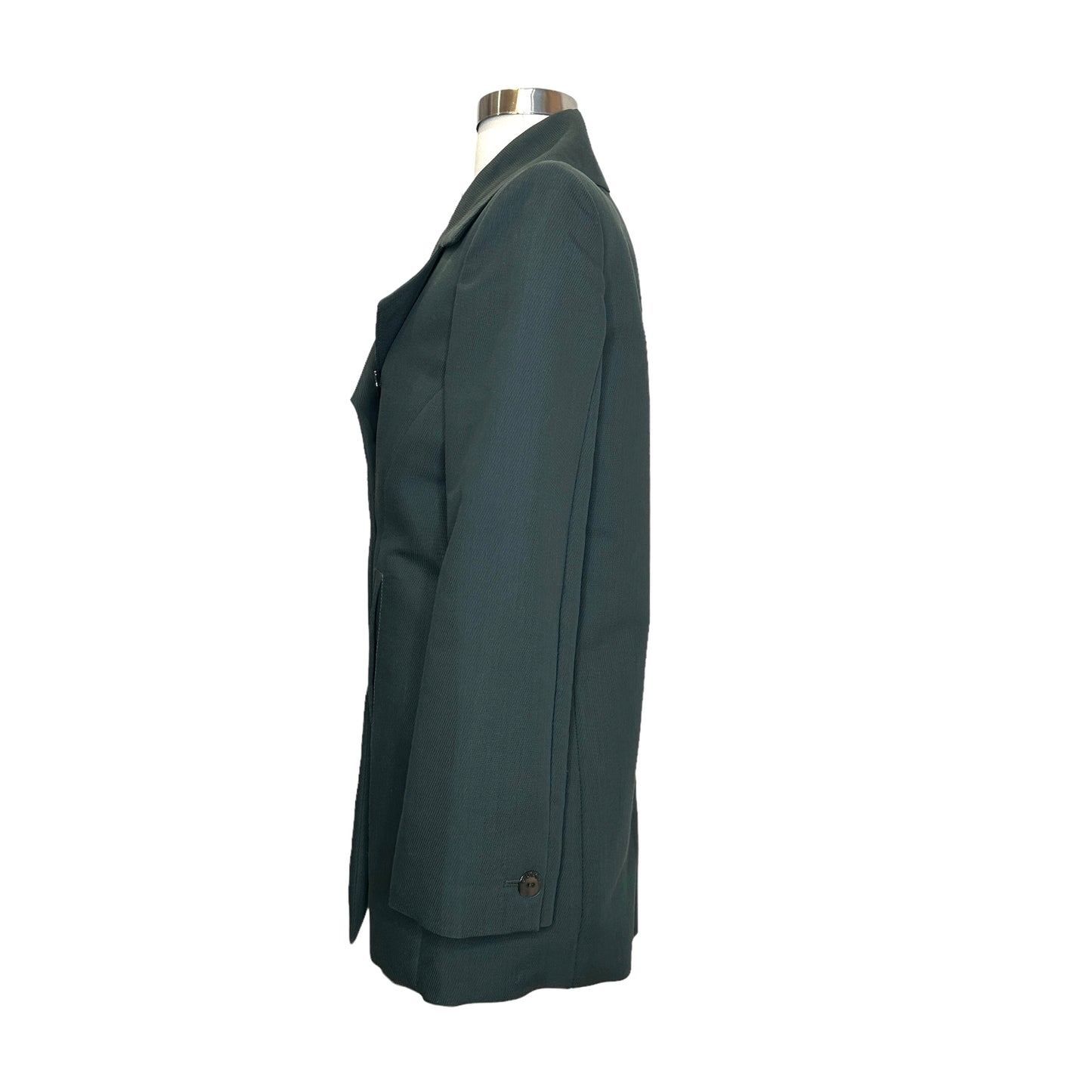 Green Blazer with Zip Pocket - M