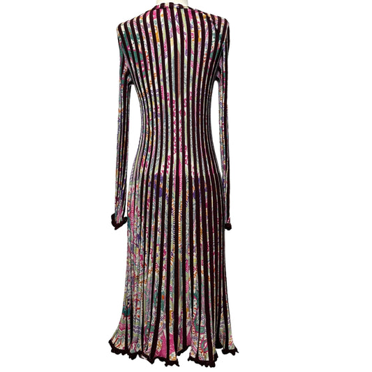 Printed Midi Dress - M