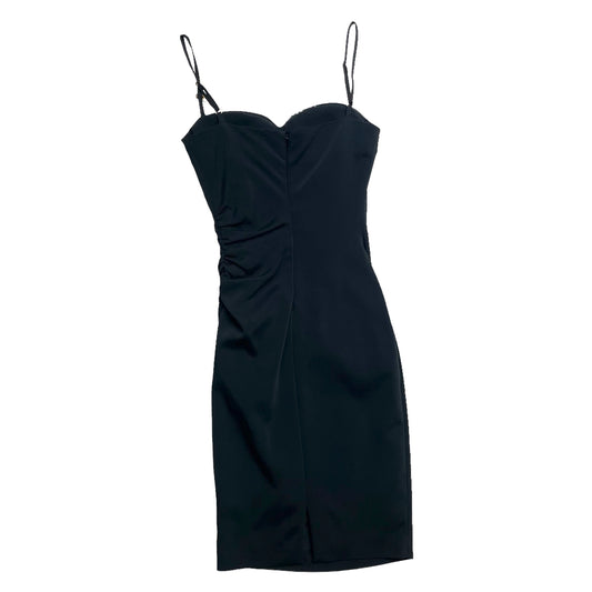 Black Bustier Mini Dress - S