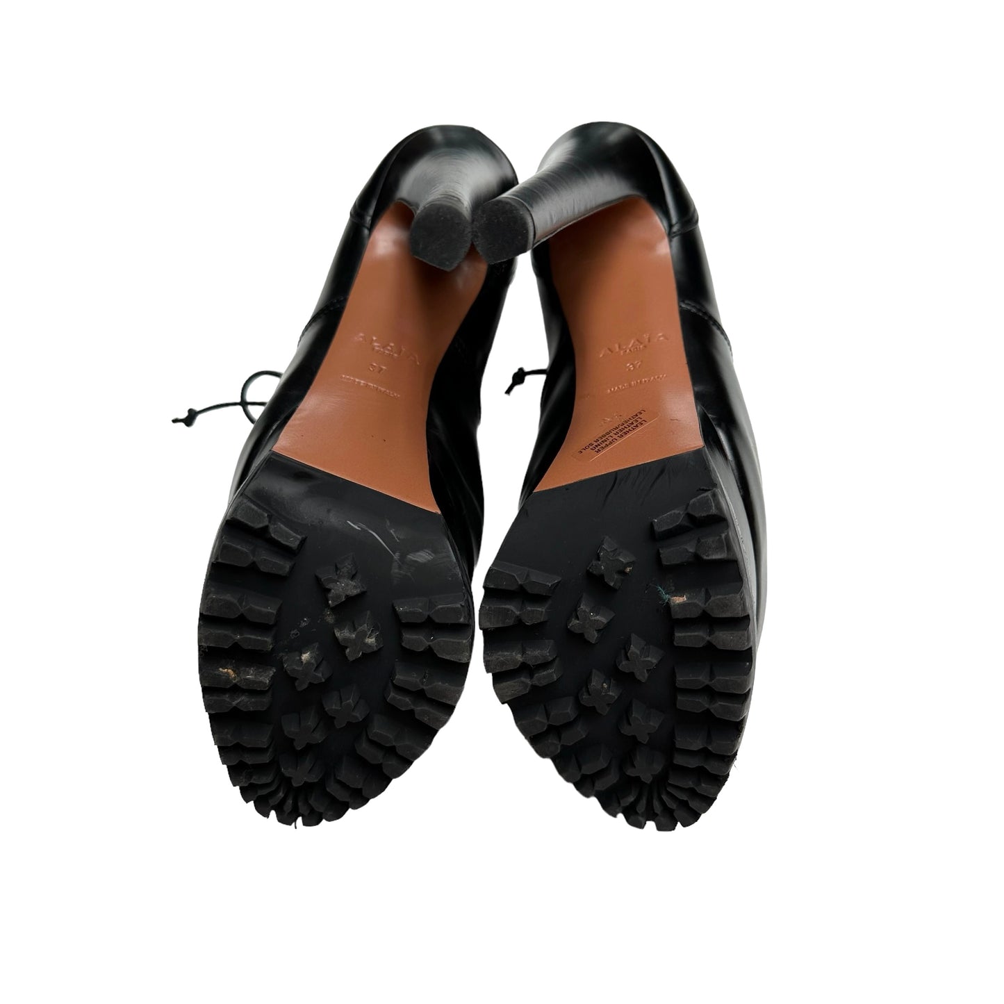 Black Platform Heels - 7