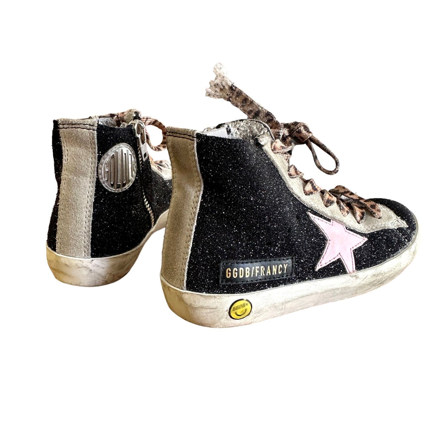 Glitters High-Top Sneakers - 28