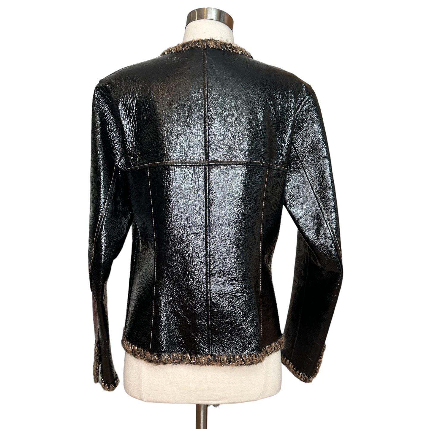 Reversible Leather Jacket - L