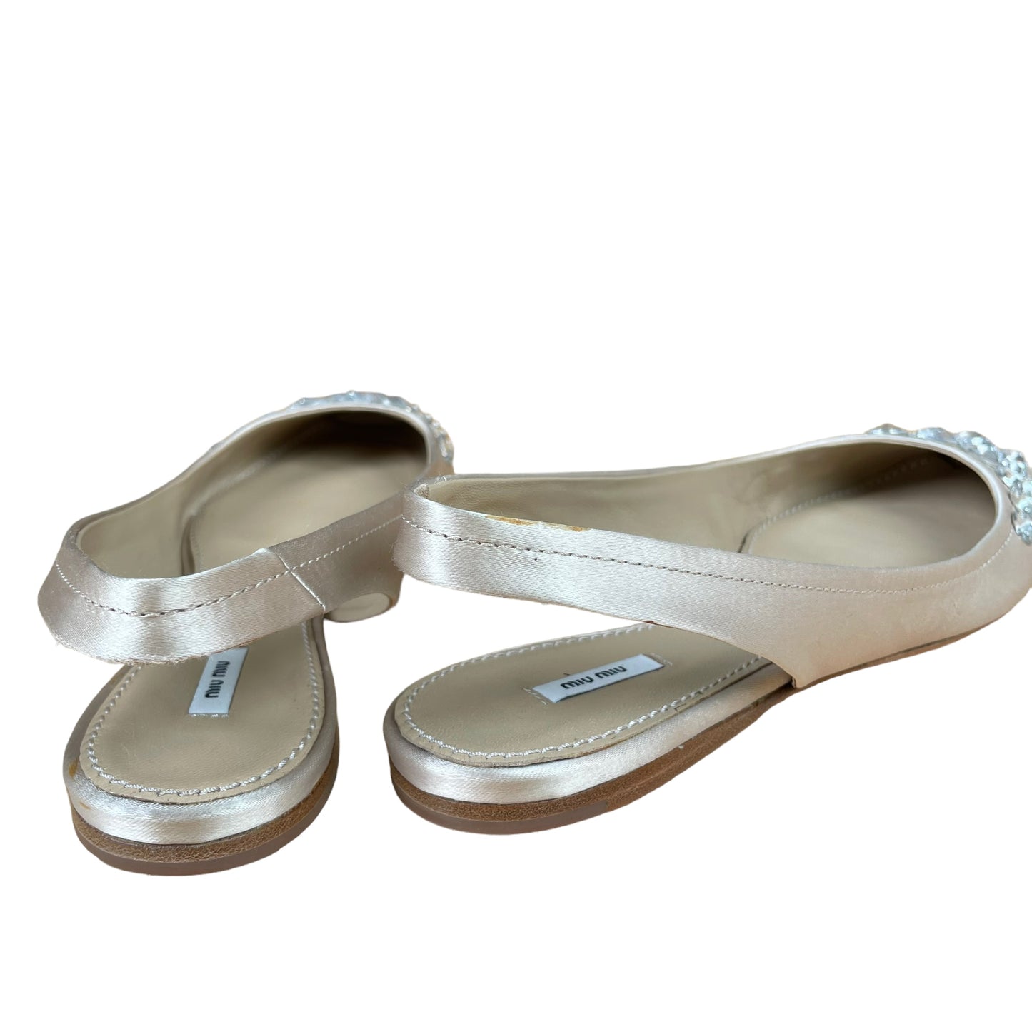 Crystal Slingback Ballet Flats - 7