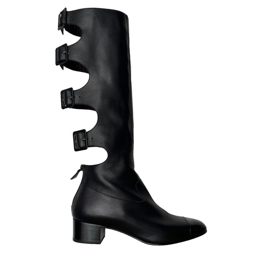 Black Tall Boots - 9.5