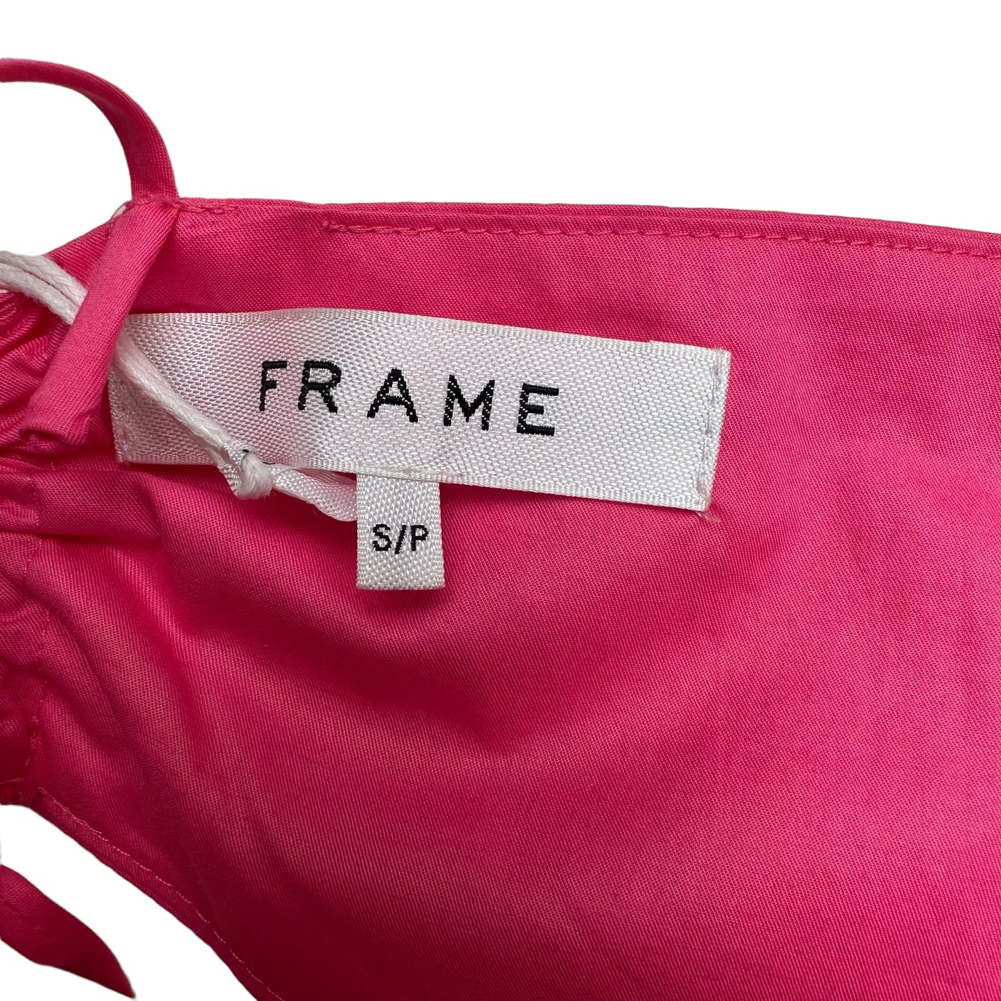 Fuchsia Tie Back Mini Dress - S