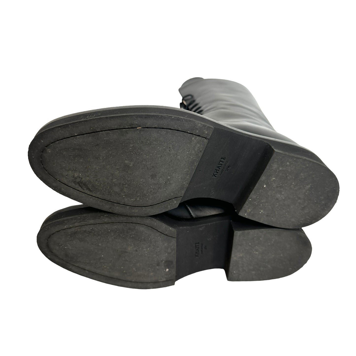 Black Combat Boots - 7.5