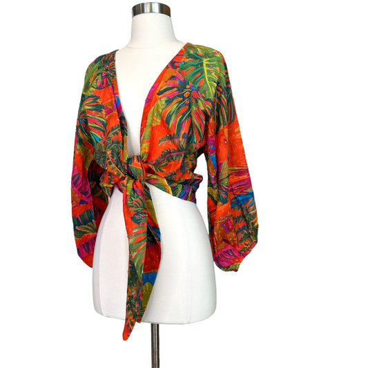 Colorful Knotted Top - M