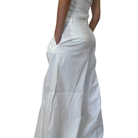 Extra Wide White Pants - 0