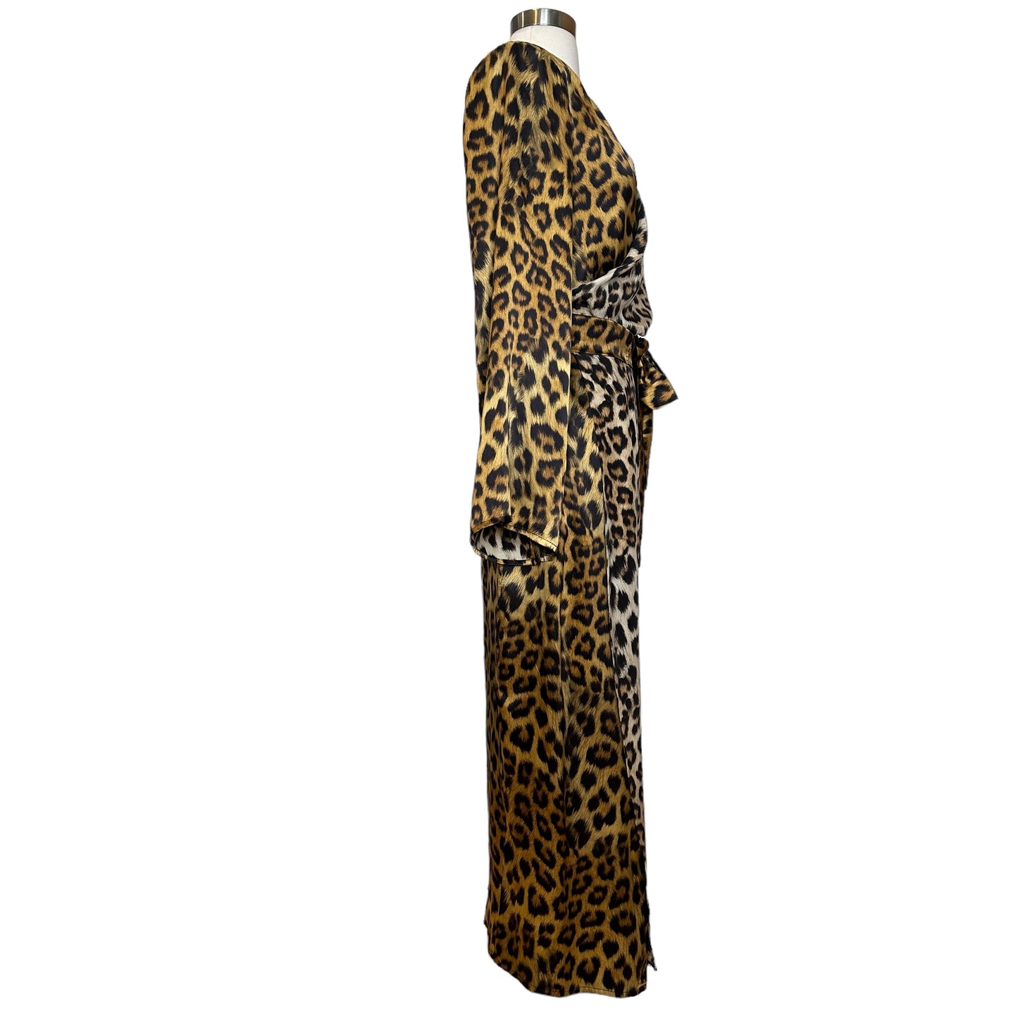 Leopard Silk Dress - S