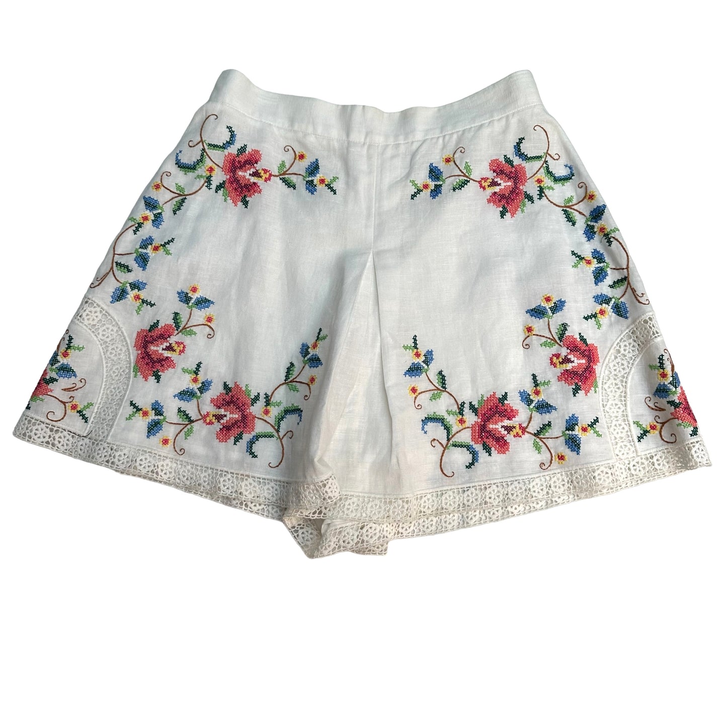 White Top & Shorts Set - 1