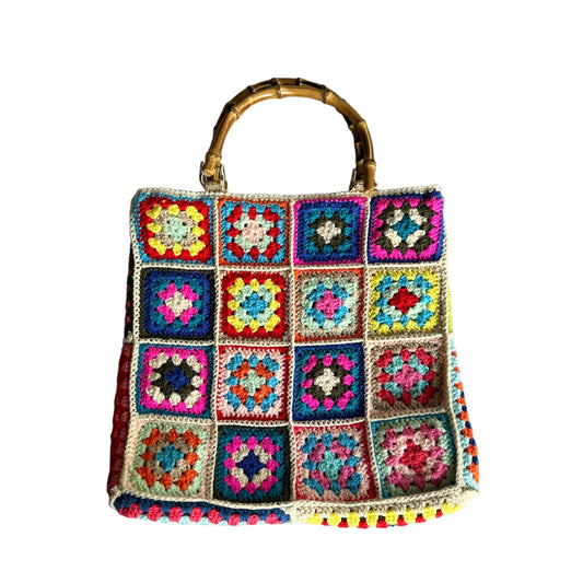 Multicolor Crochet Bag
