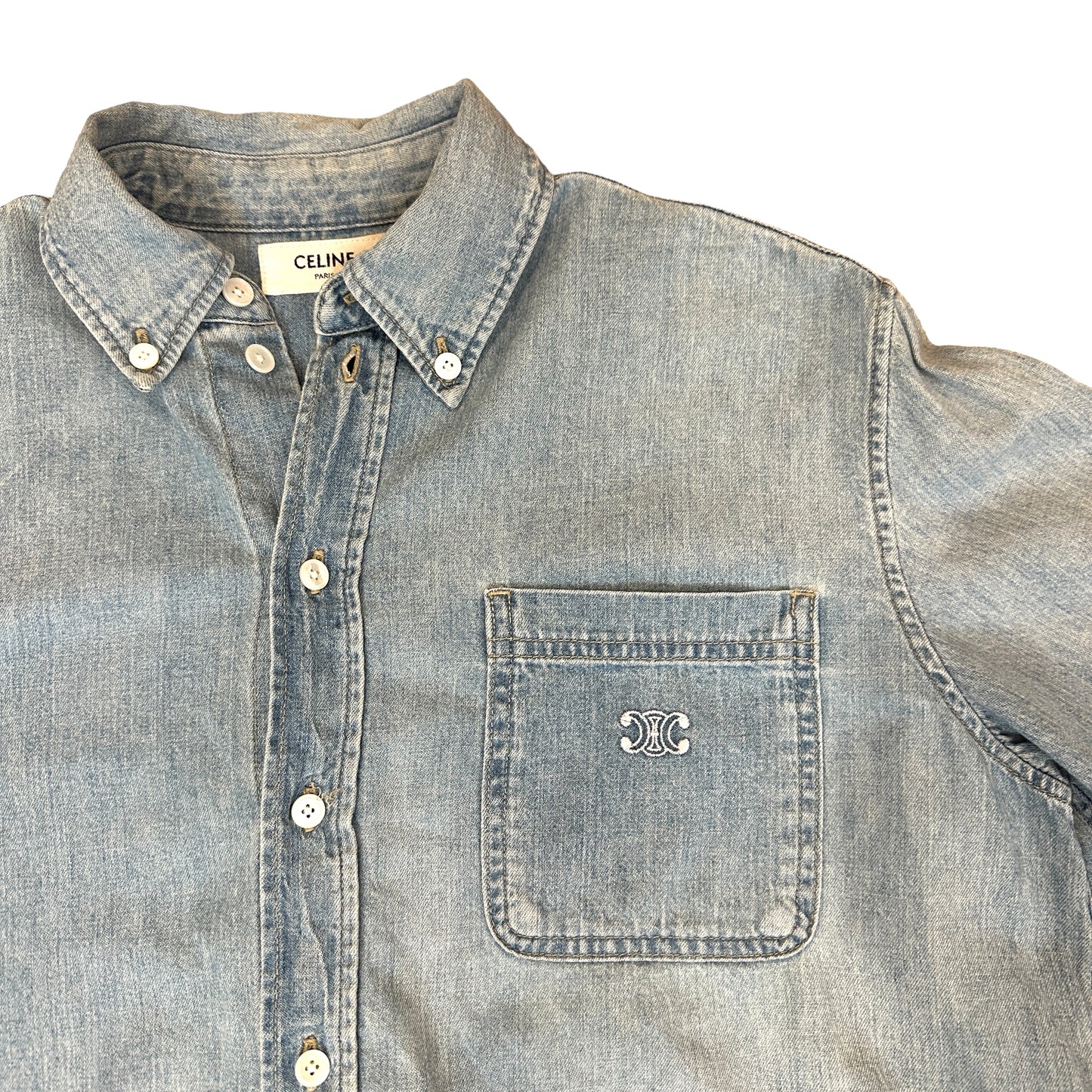 2022 Logo Oversized Cropped Shirt - XS