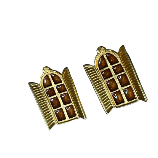 French Window Vintage Earrings