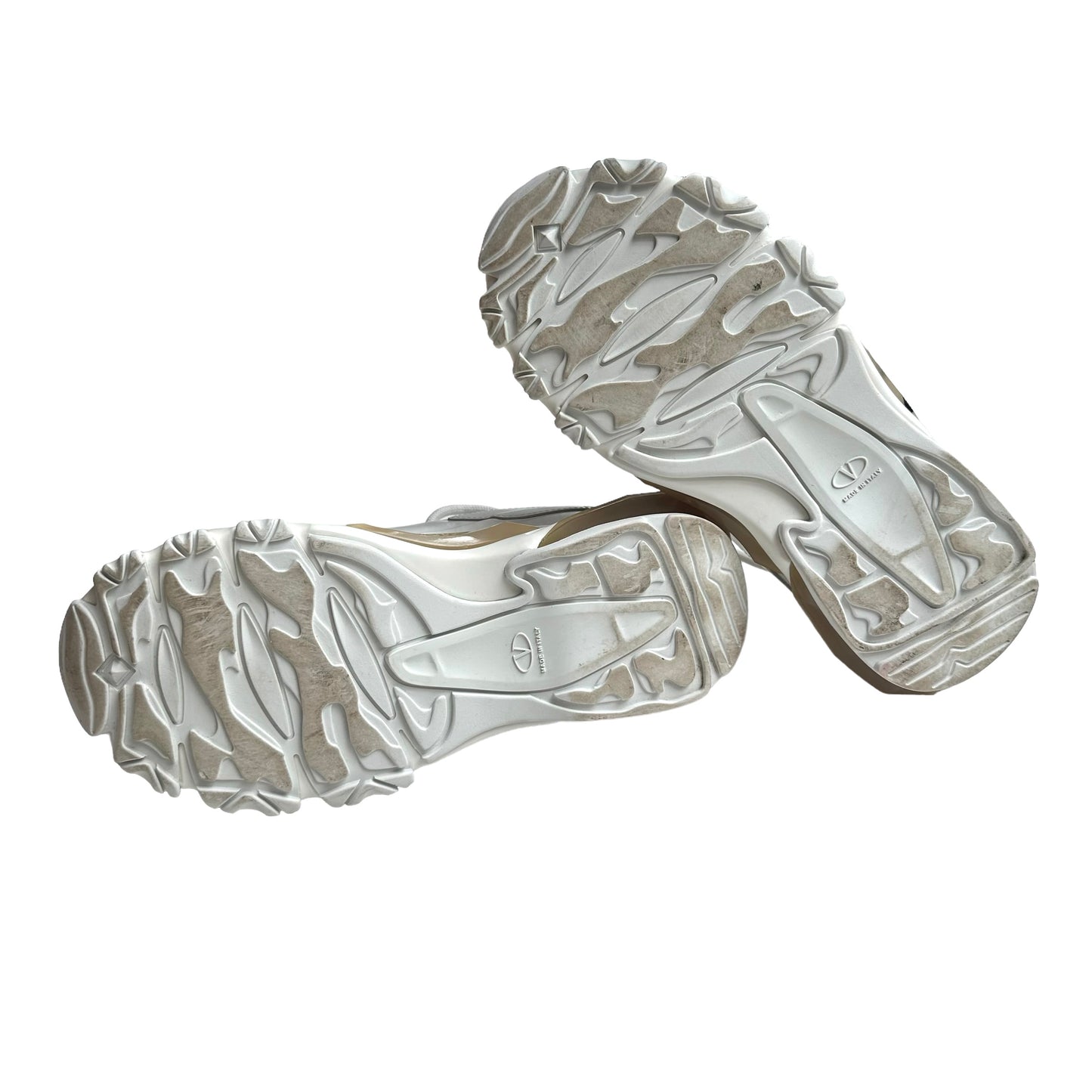 White Logo Chunky Sneakers - 8