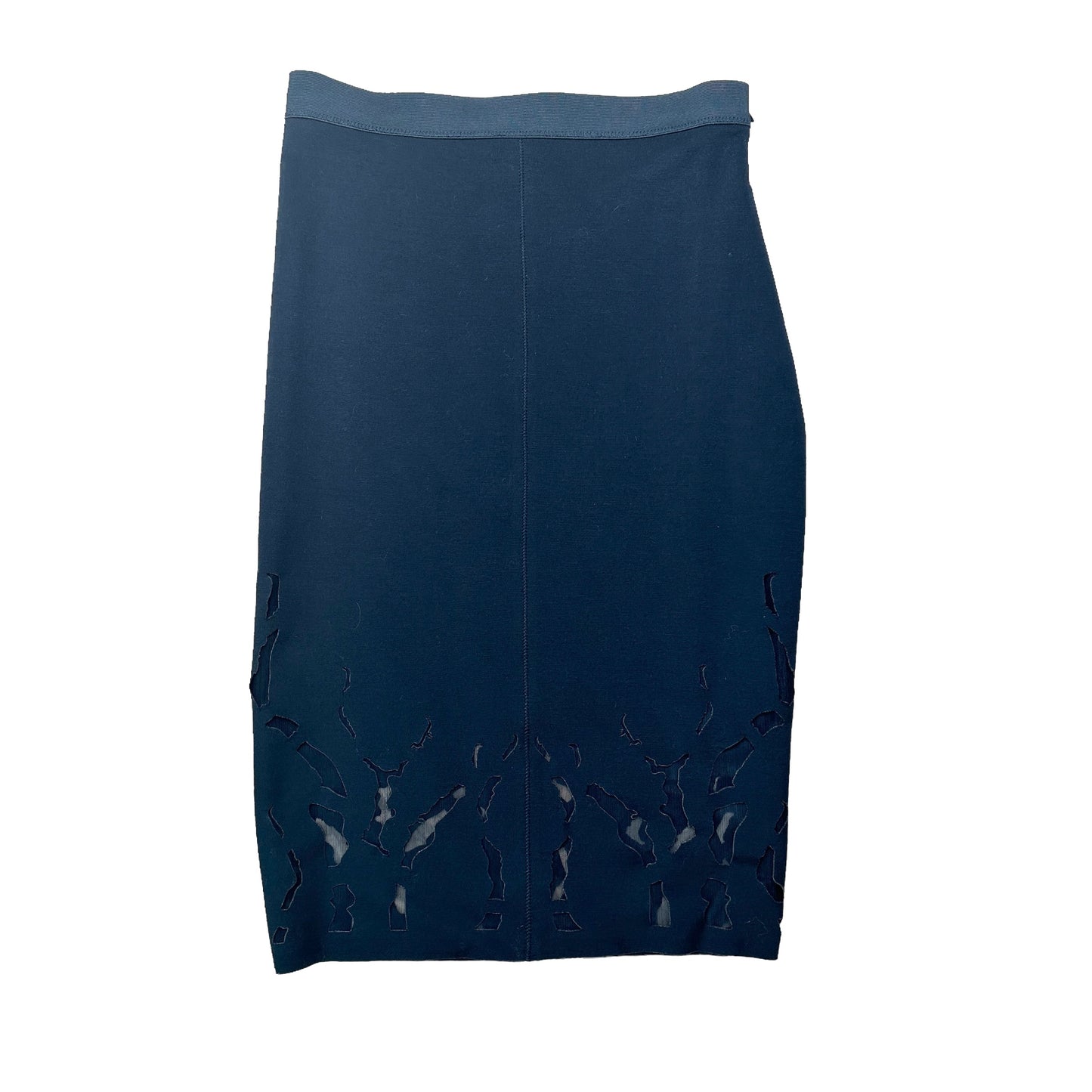 Black Fitted Skirt - S