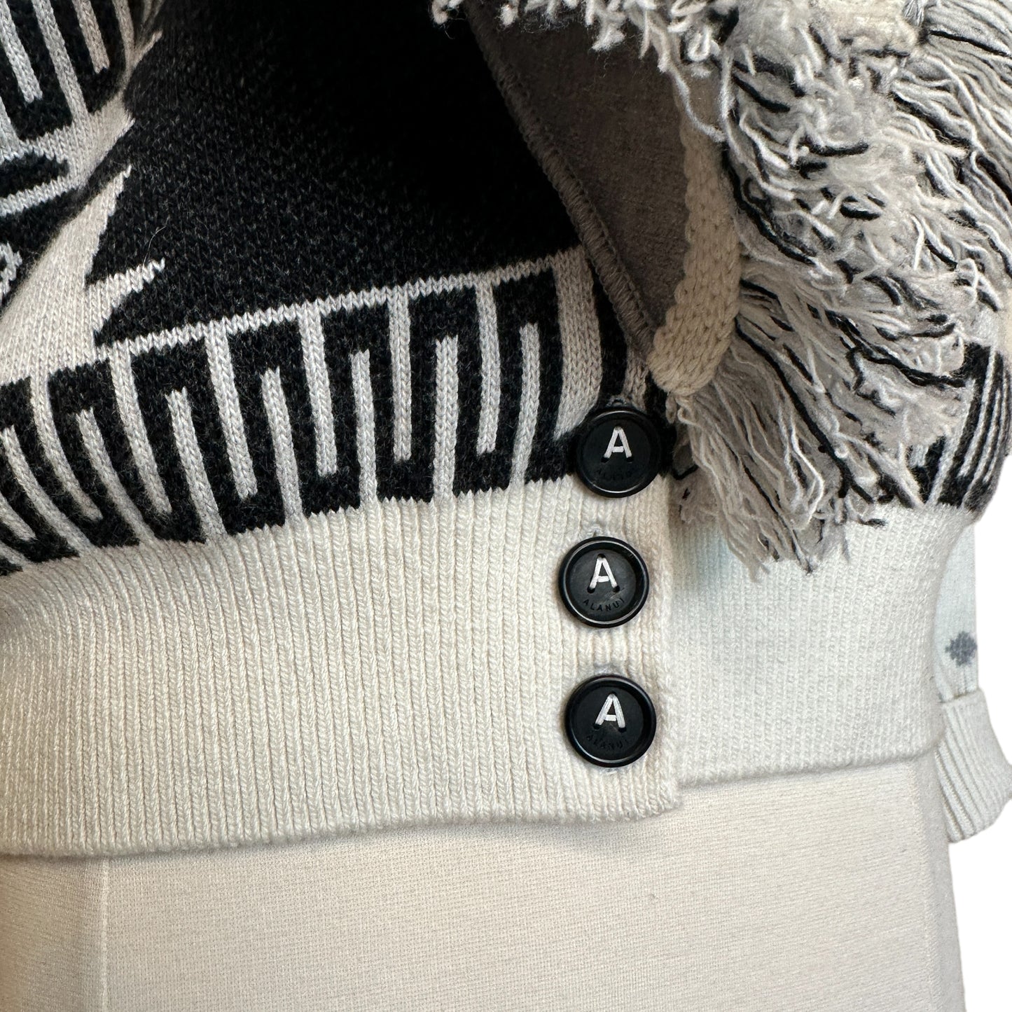 Black & Grey Cardigan - M