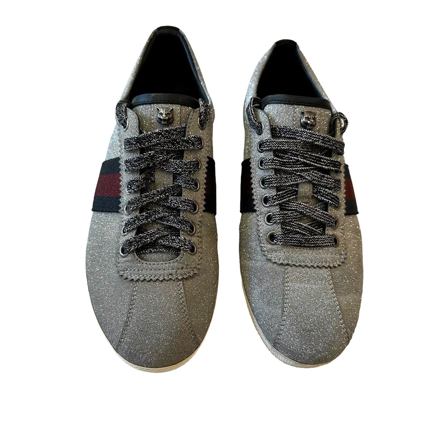 Silver Sparkles Sneakers - 9