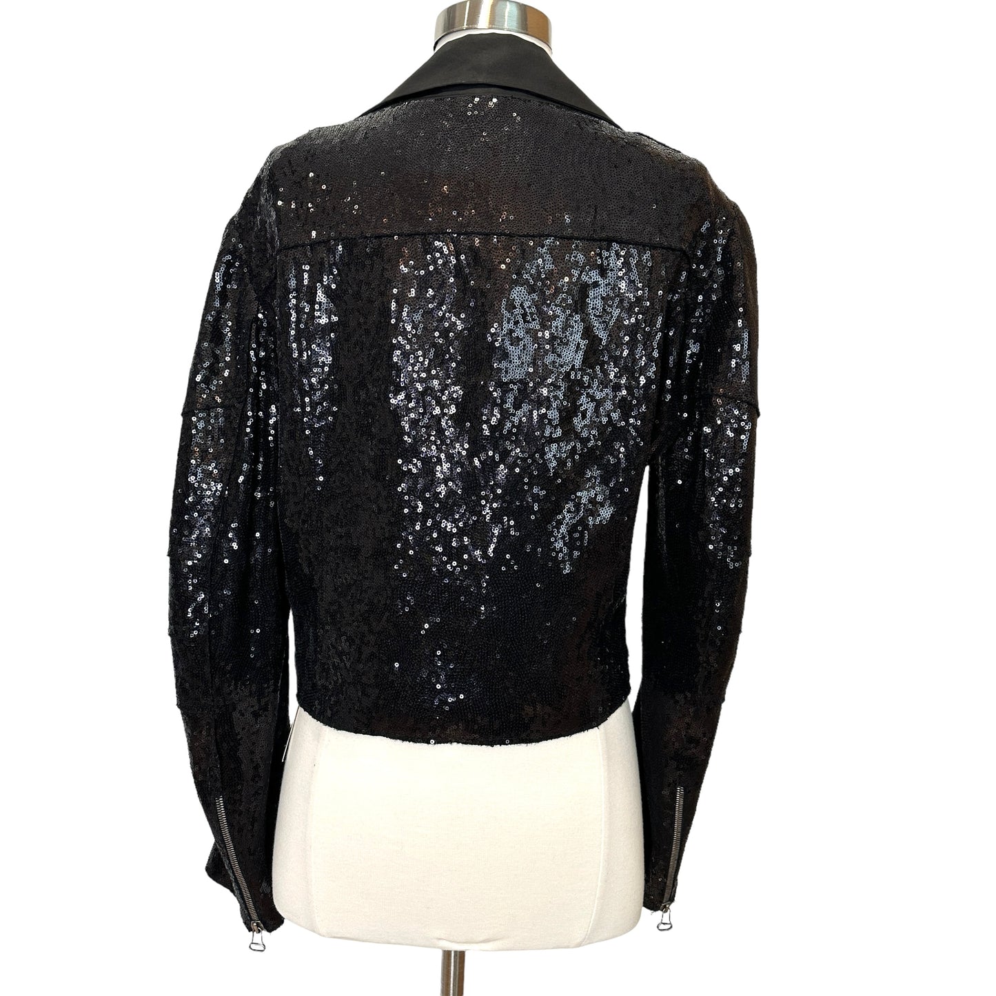 Black Sequin Jacket - M