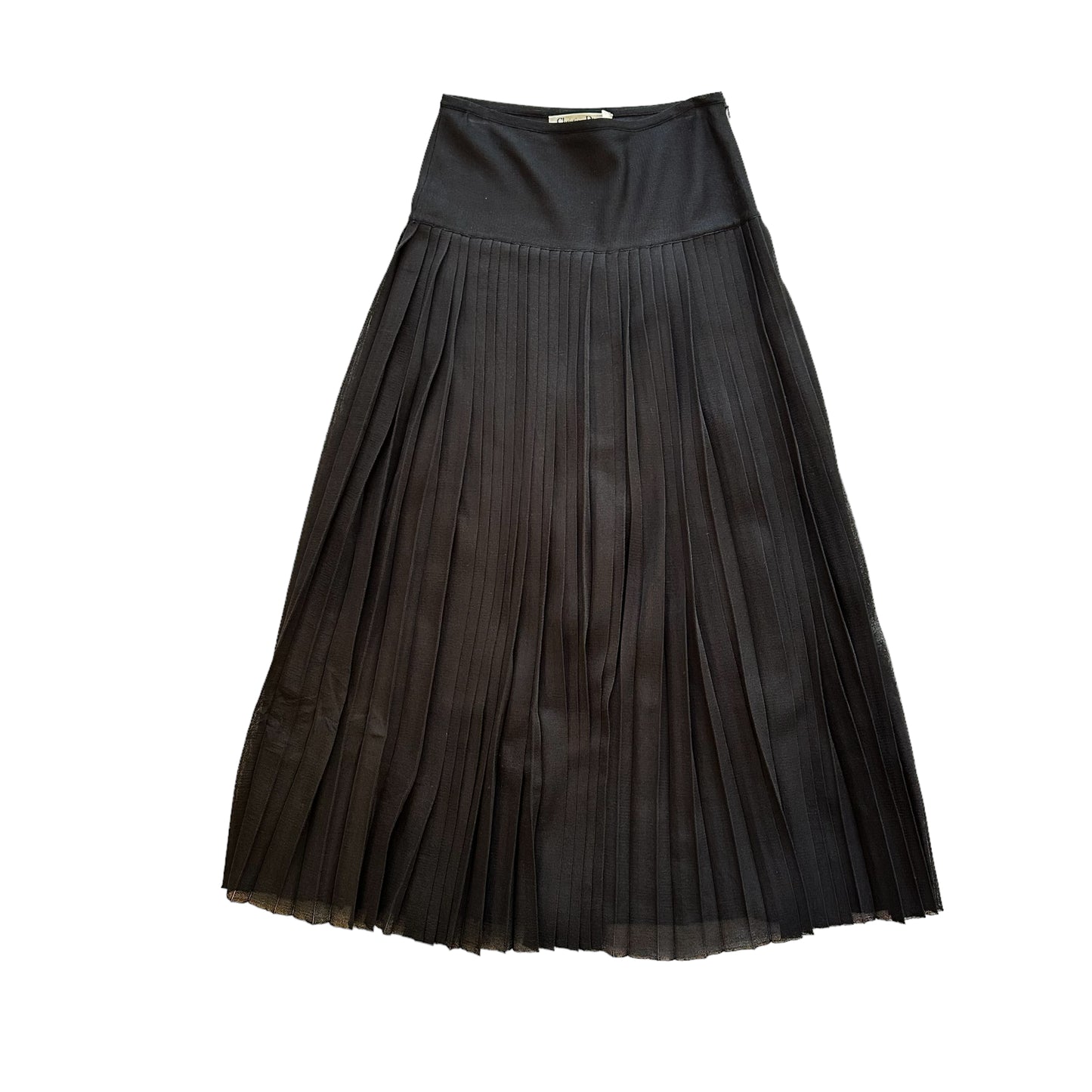 2021 Long Black Pleated Dress - 4