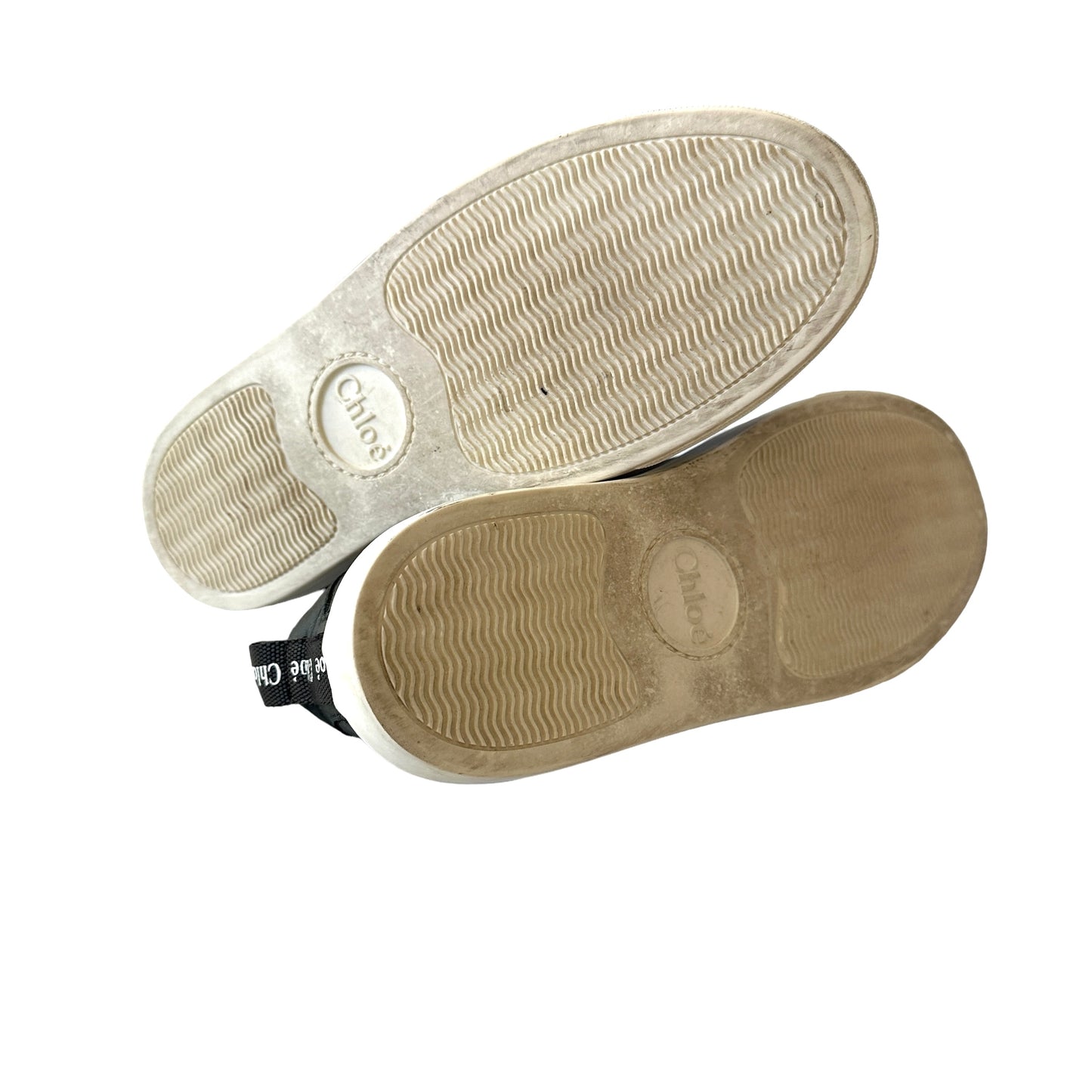 Black Leather Sneakers - 8