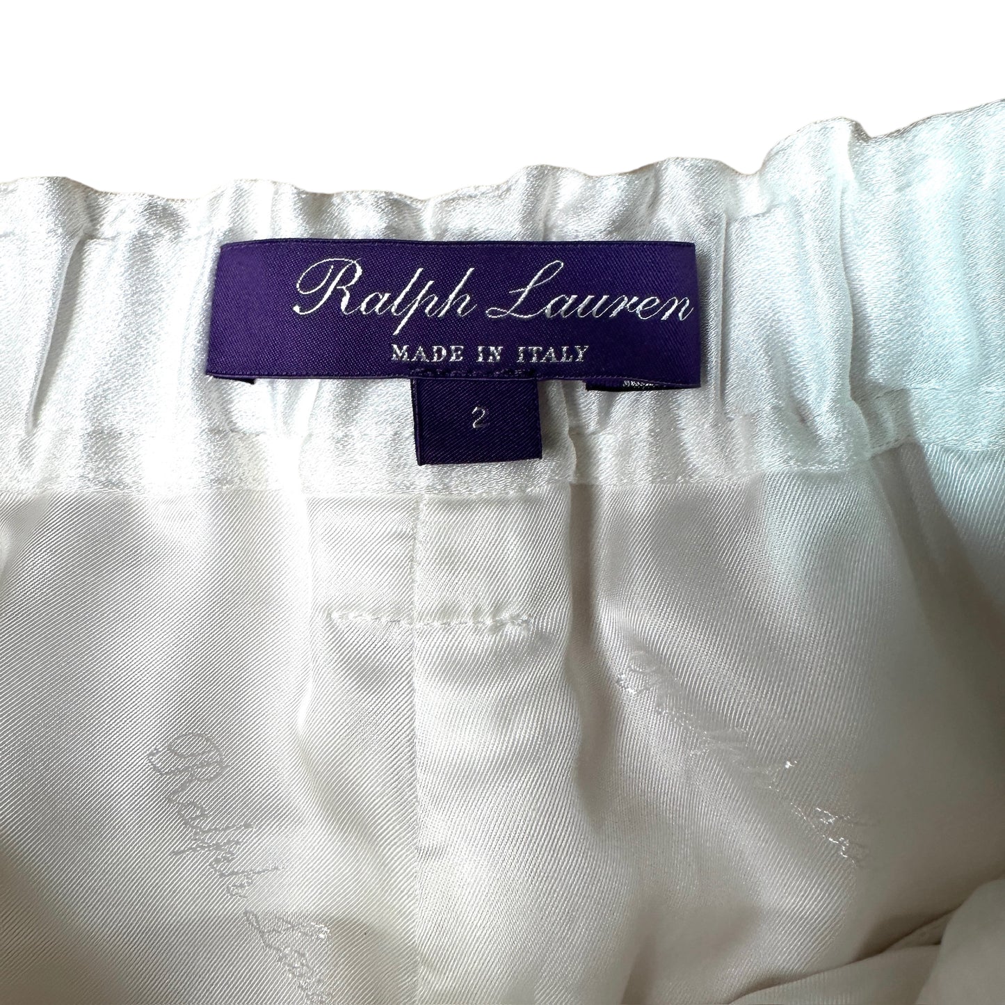 Glossy White Cargo Pant - 2