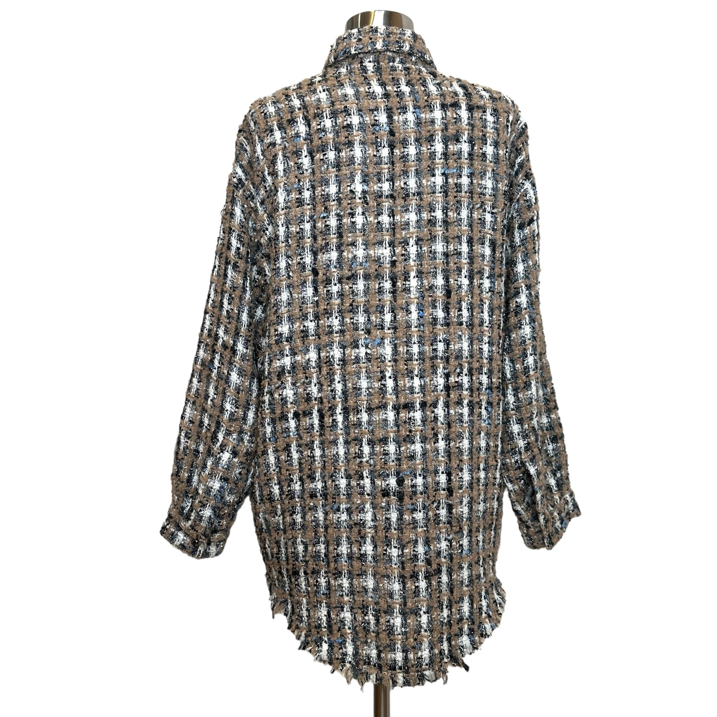 Oversized Tweed Jacket - S