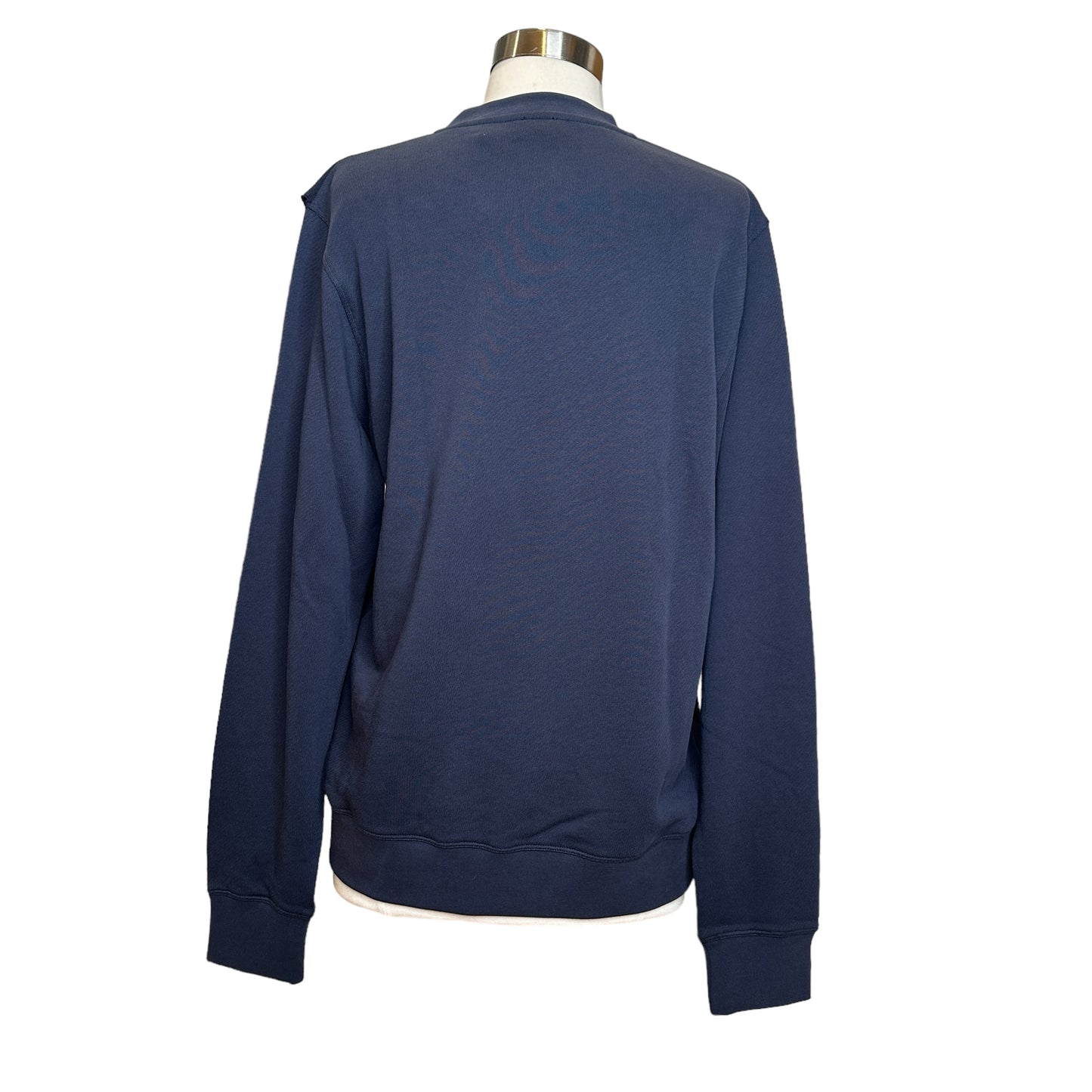 Logo Fringed Sweatshirt - L