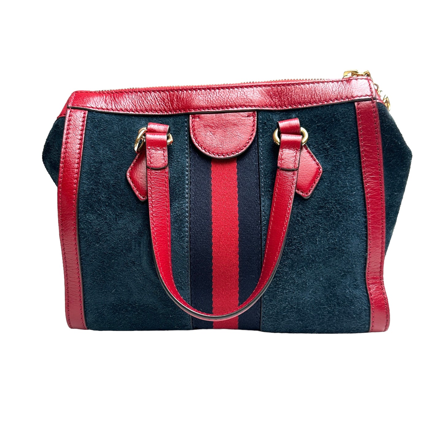 Blue & Red Crossbody Bag