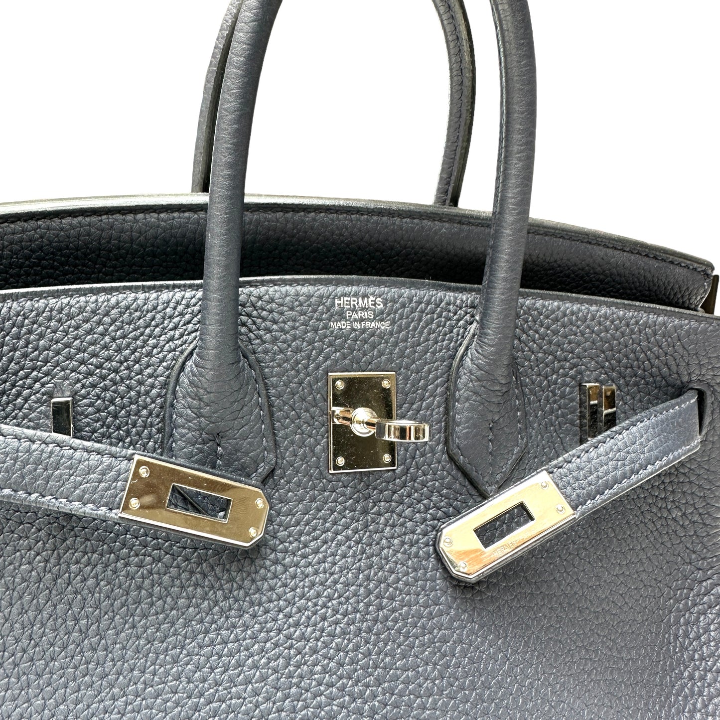 Birkin 25 Togo Leather Bleu Nuit