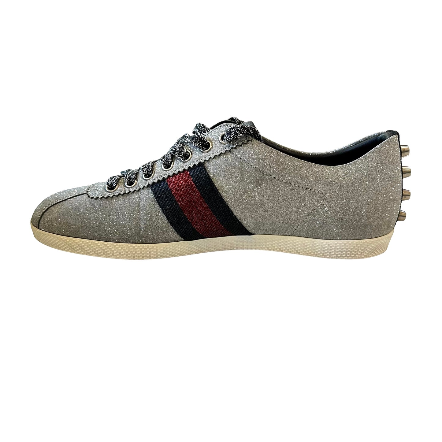 Silver Sparkles Sneakers - 9