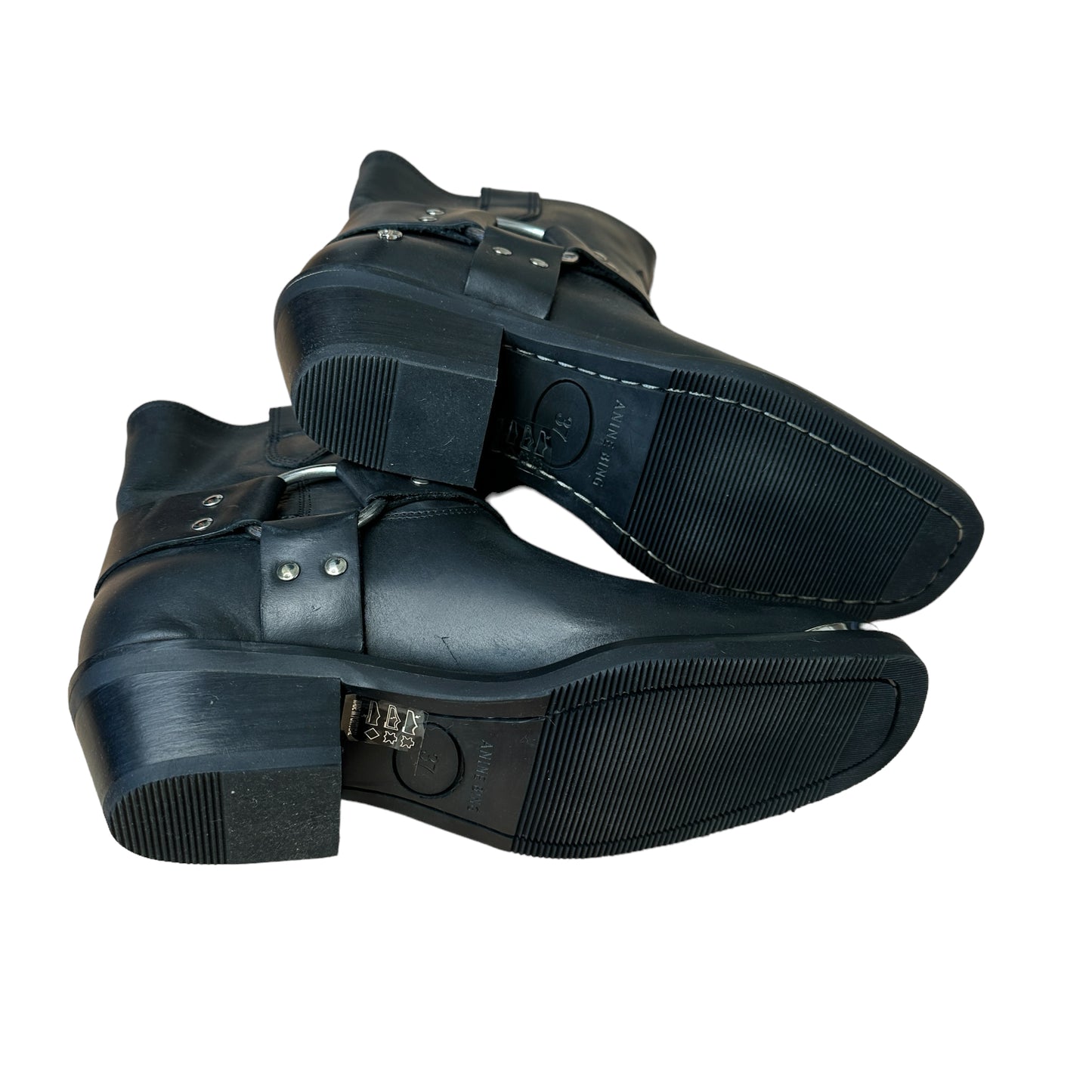 Black Moto Boots - 7