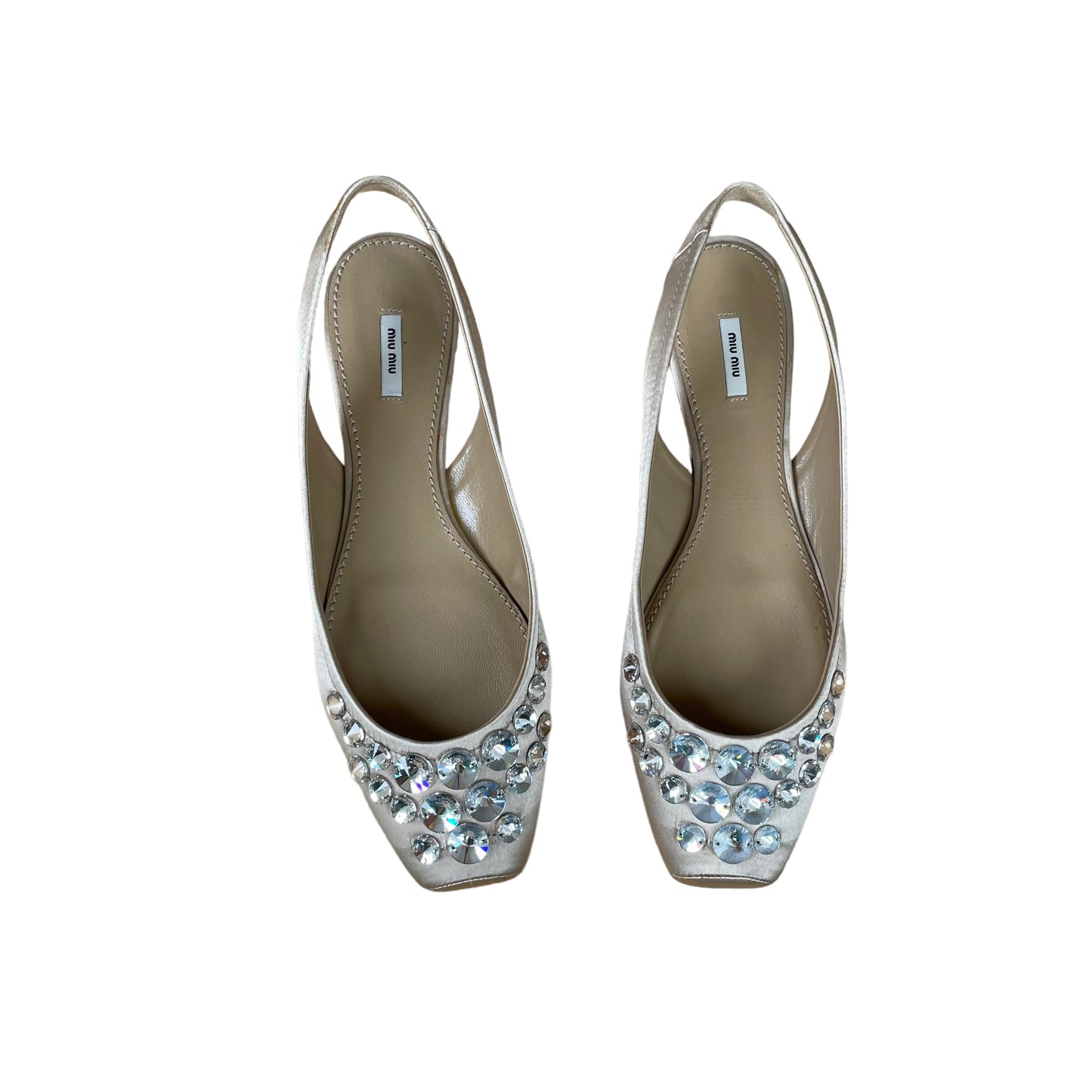 Crystal Slingback Ballet Flats - 7