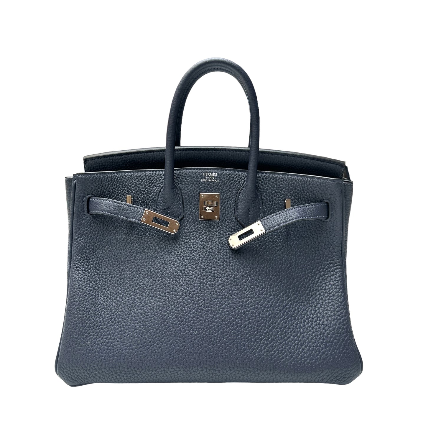 Birkin 25 Togo Leather Bleu Nuit