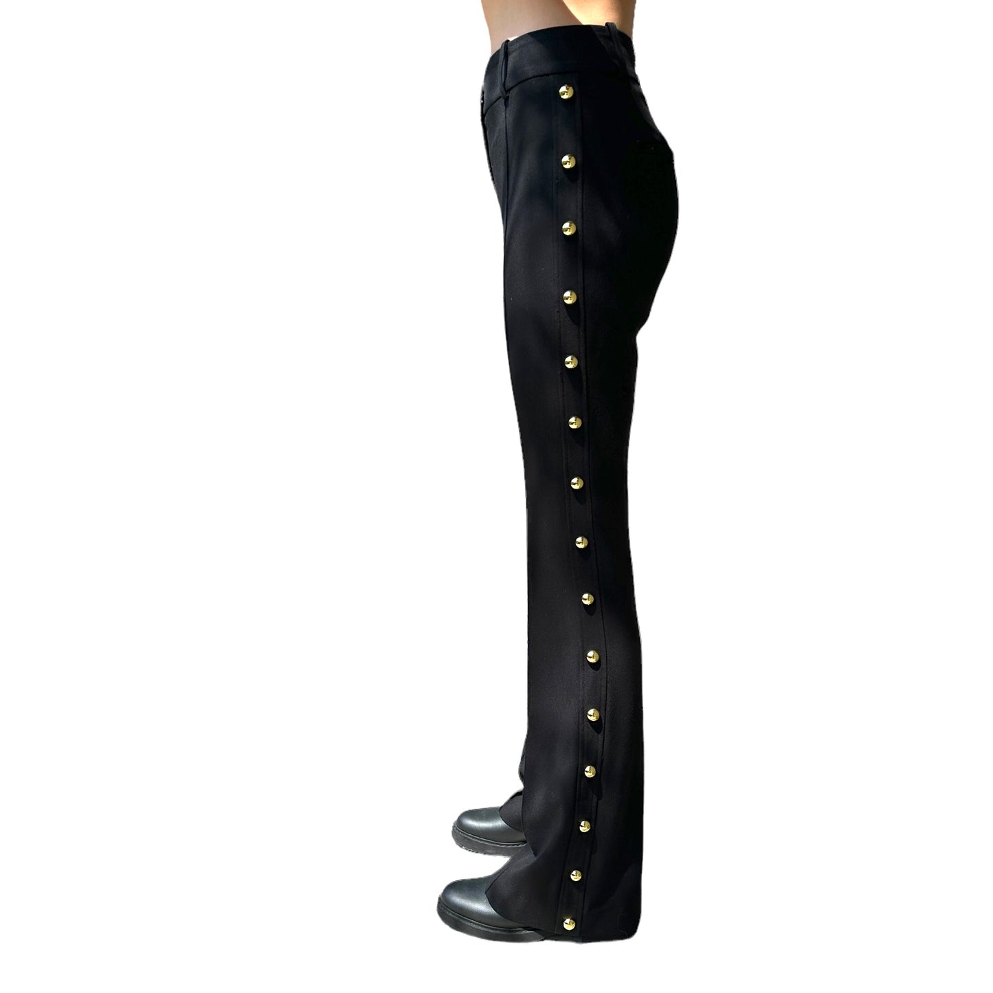 Black Pants with Gold Studs - 4