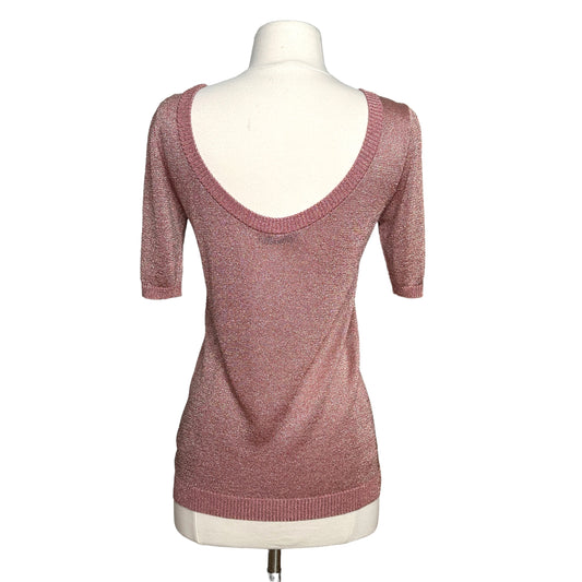 Pink Metallic Top - M