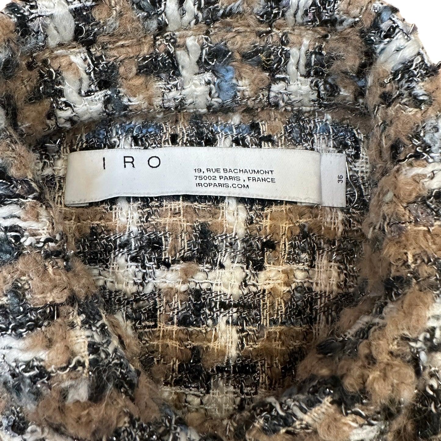 Oversized Tweed Jacket - S