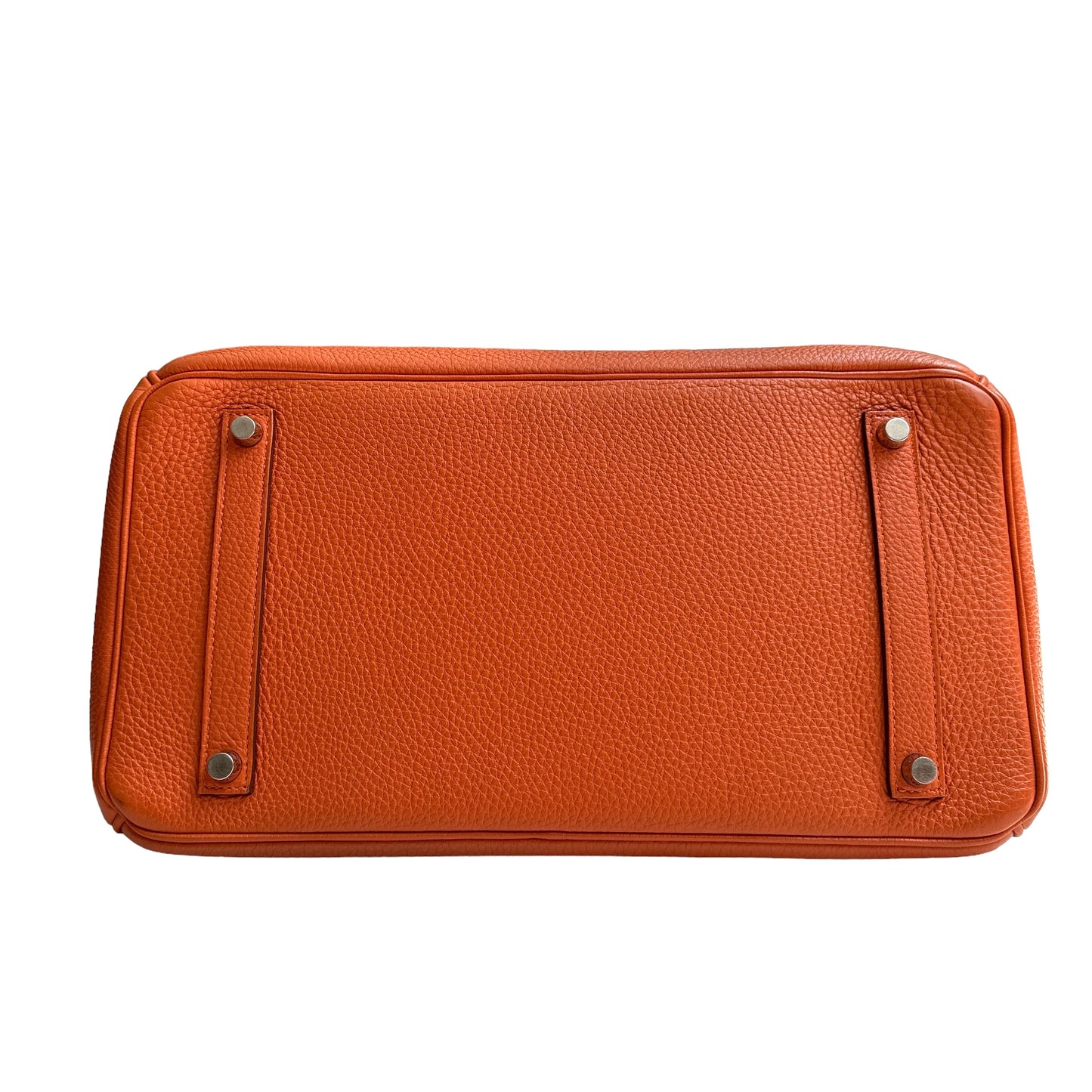 Orange Togo Birkin 35 Bag
