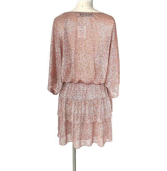 Metallic Pink Dress - M