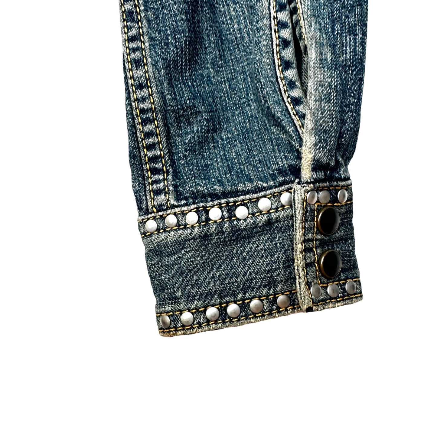 Denim Studded Dress - S