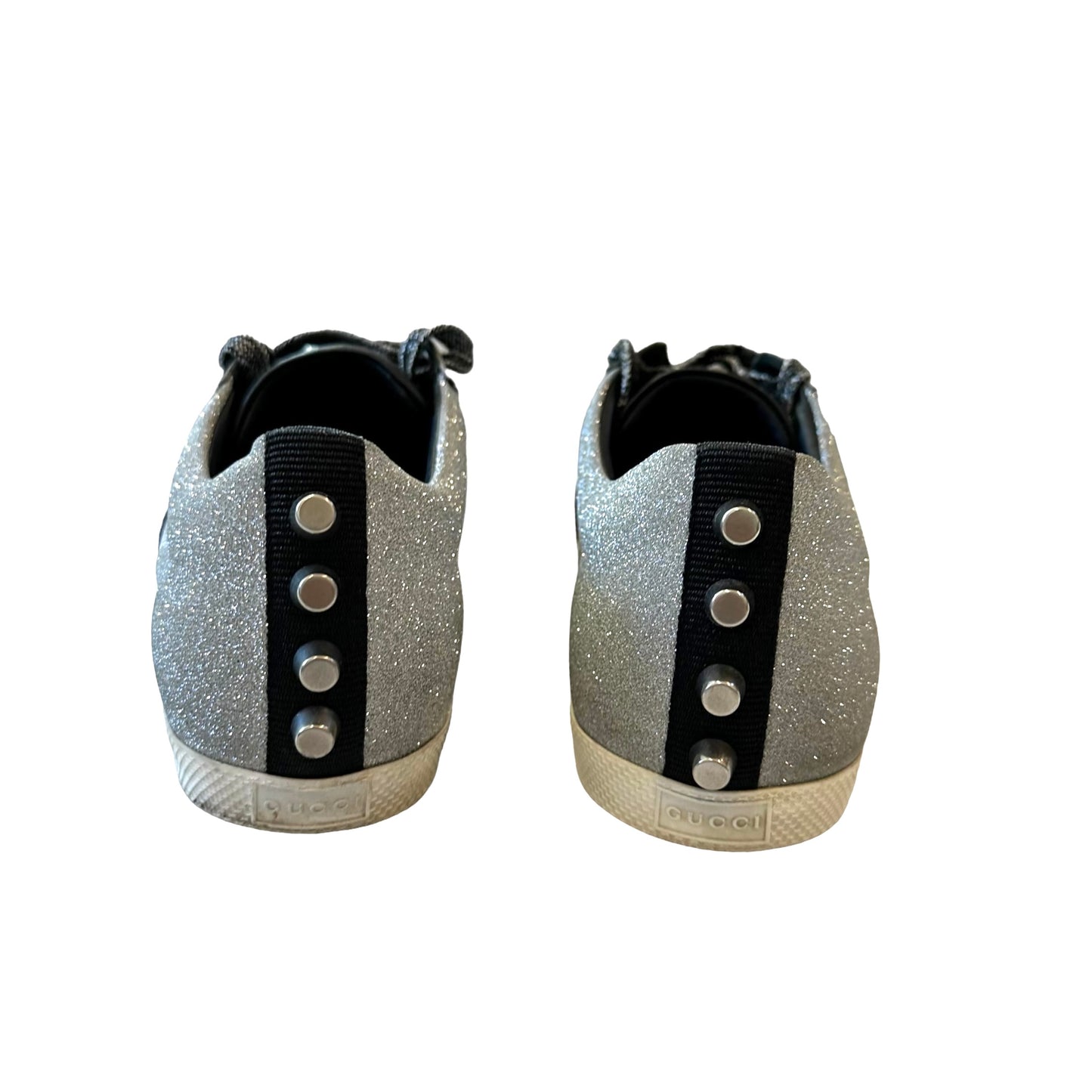 Silver Sparkles Sneakers - 9