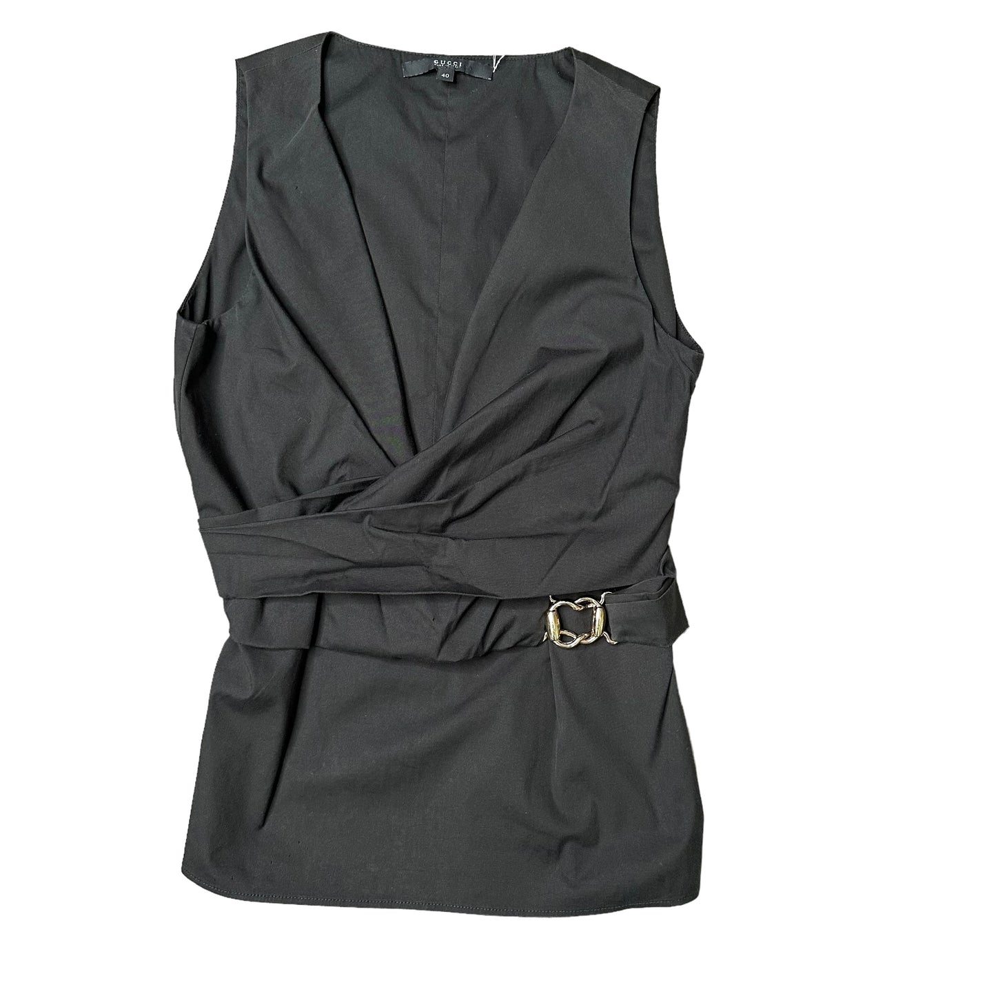 Black Sleeveless Top - S