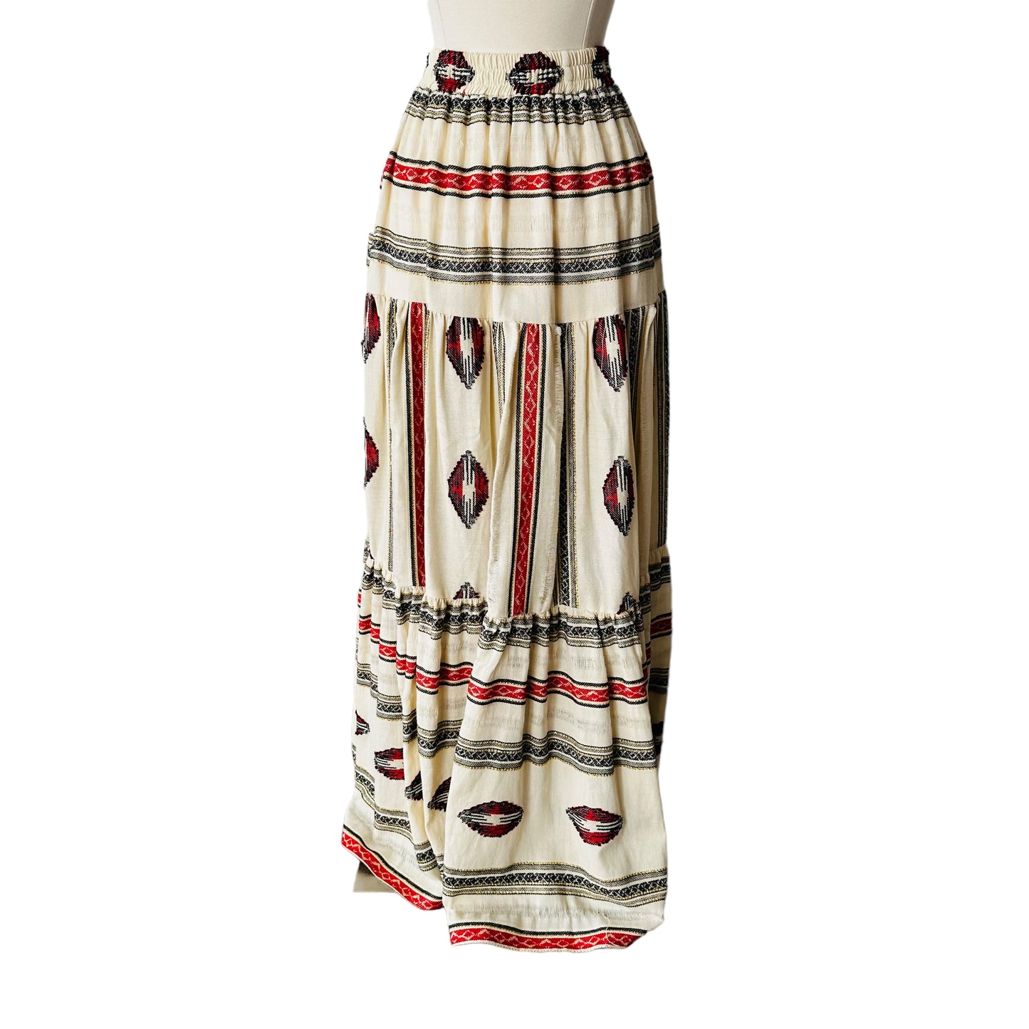 Boho Cream Skirt Set - M