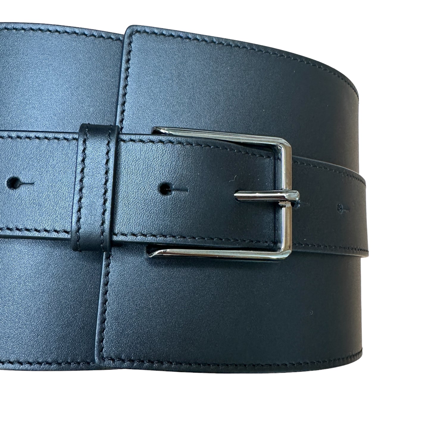 Black High-Waisted Belt