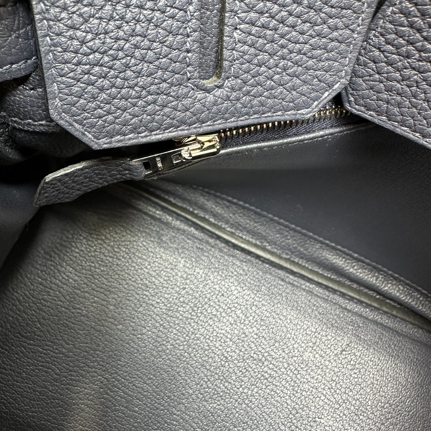 Birkin 25 Togo Leather Bleu Nuit