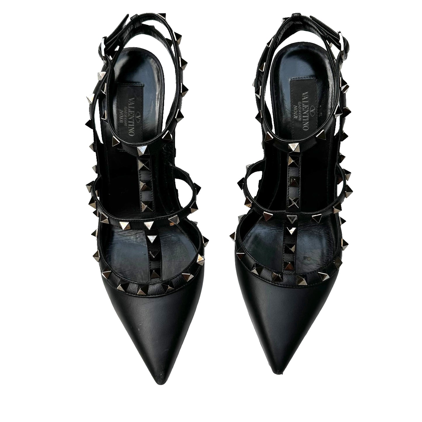 Blackout Rockstud High Heels - 9.5