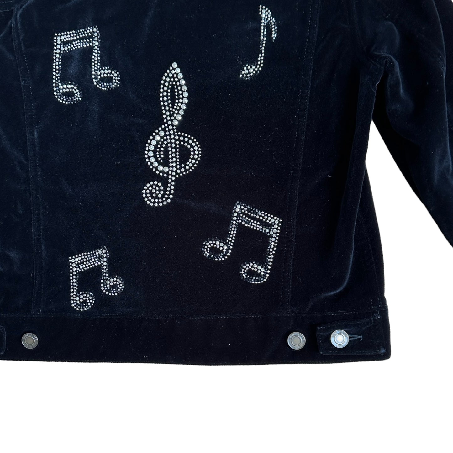 Black Velvet Jacket - M