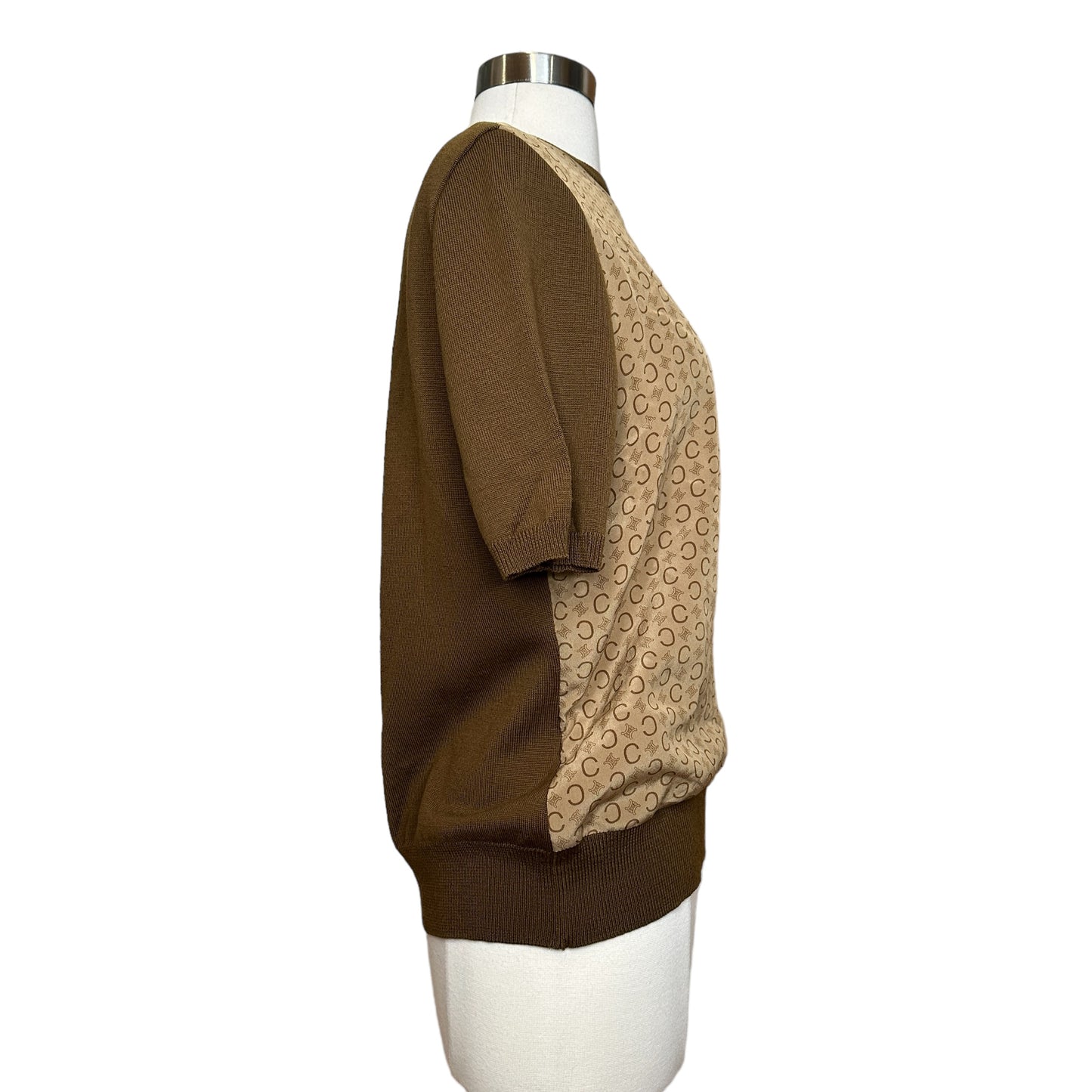 Silk Logo Vintage Top - M